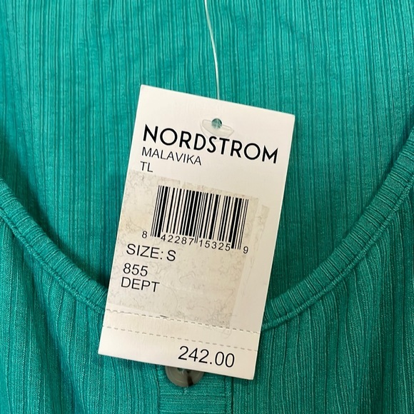 NWT Saylor x Revolve Malavika Button Down Teal Dress - Picture 4 of 11